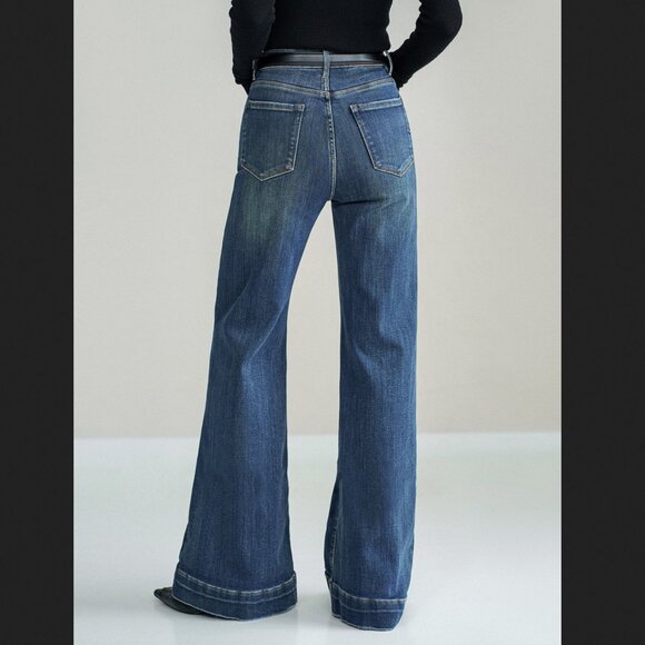 Commense Medium Blue Mid Waist Bootcut Denim Jeans NEW NWT Coastal Cowgirl - Picture 2 of 2